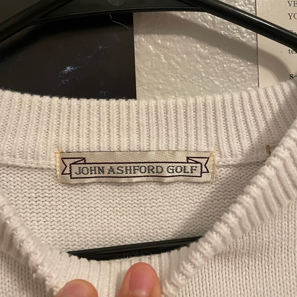 Oversized white golfing sweater - Picture 3 of 3